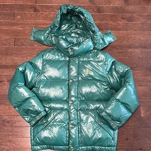 Polo By Ralph Lauren - Water-Repellent Down Jacket, Kids M (10-12), Green.